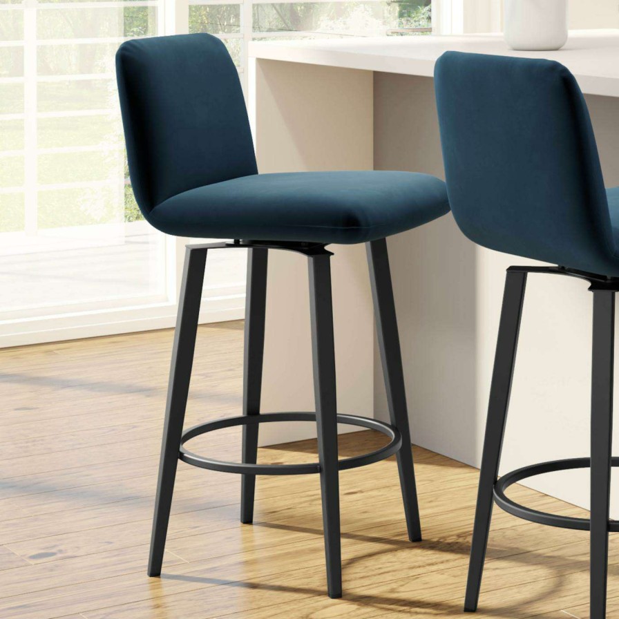 Counter Stools Sales * | Coupon Counter Height Stools Amisco Betty 26 In. Low Back Swivel Counter Stool