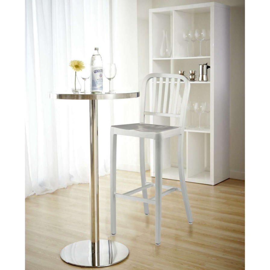 Bar Stools * | Cheap Counter Height Stools Euro Style Cafe 24 In. Slat Back Counter Stool