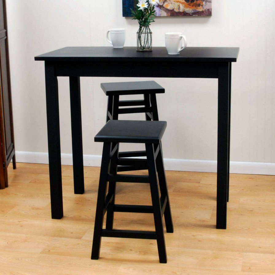 Bar Stools * | Cheap Carolina Chair & Table Co. Counter Height Stools Carolina Tavern 24 In. Counter Stool Antique Black