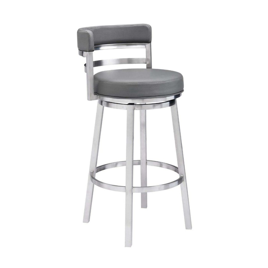 Bar Stools * | Top 10 Counter Height Stools Armen Living Madrid 26 In. Counter Stool