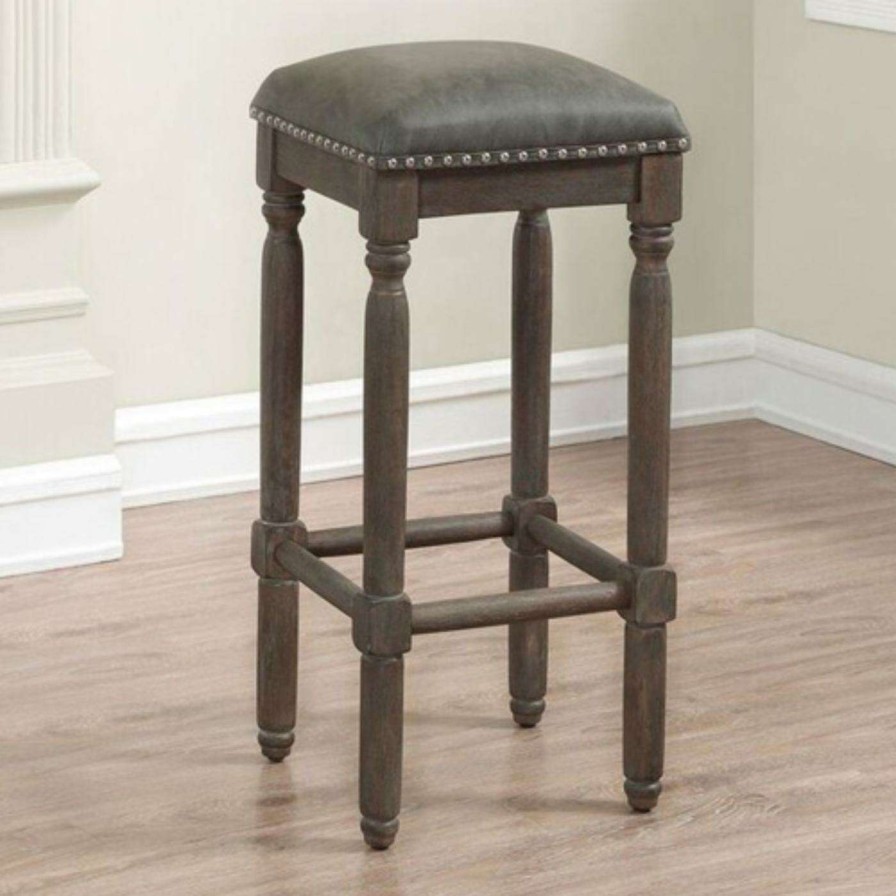 Bar Stools * | Flash Sale Counter Height Stools American Woodcrafters Bronson 26 In. Backless Counter Stool