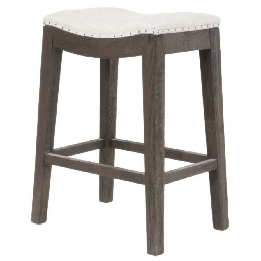 Bar Stools * | Brand New Counter Height Stools Orient Express Furniture Harper Counter Stool Bisque / Stone Wash