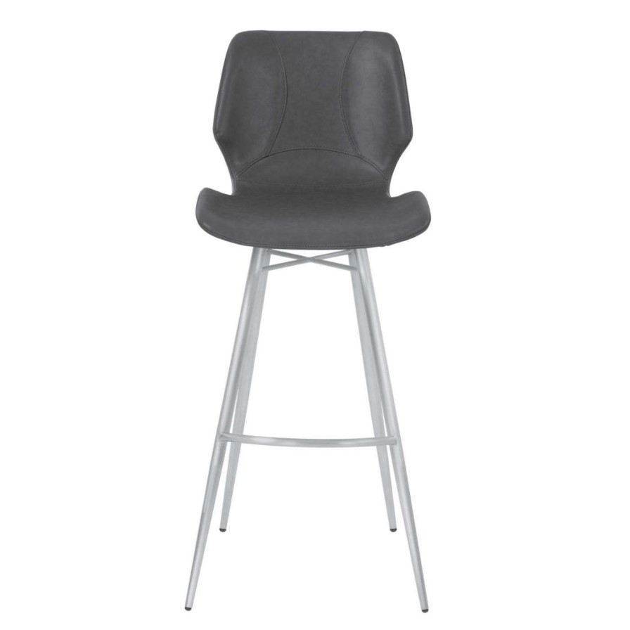 Bar Stools * | Budget Counter Height Stools Armen Living Zurich 26 In. Counter Height Metal Bar Stool