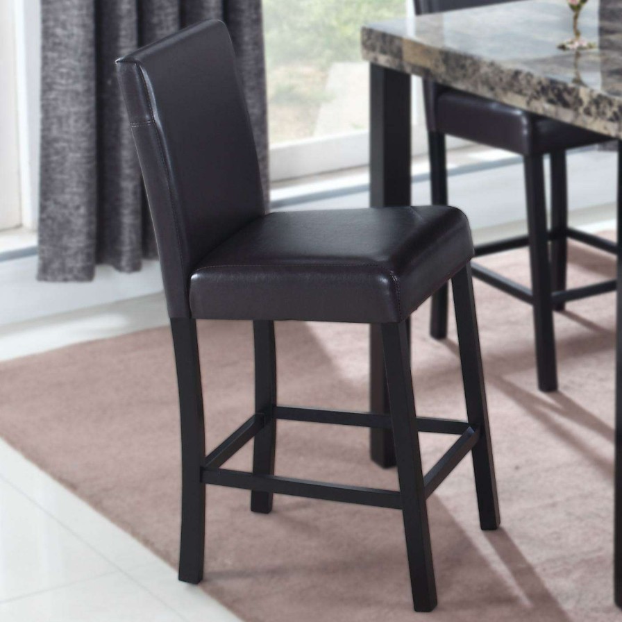 Bar Stools * | Best Sale Counter Height Stools Best Master Furniture Britney 24 In. Counter Stool Set Of 2