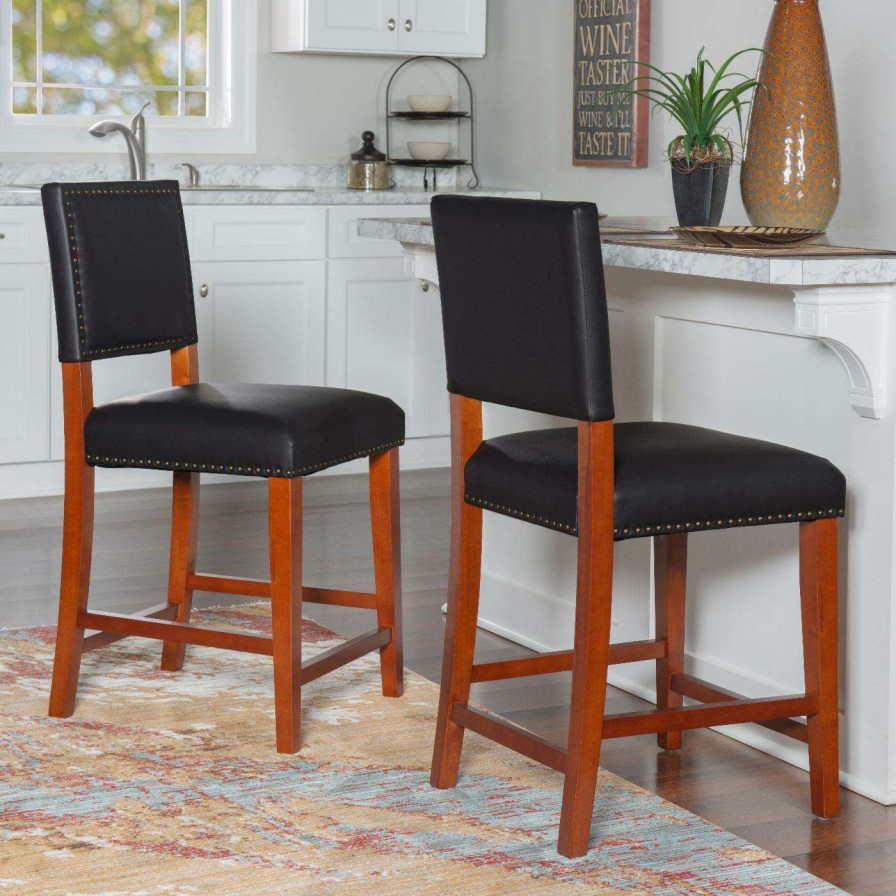 Bar Stools * | New Counter Height Stools Linon Brook 24 In. Counter Stool