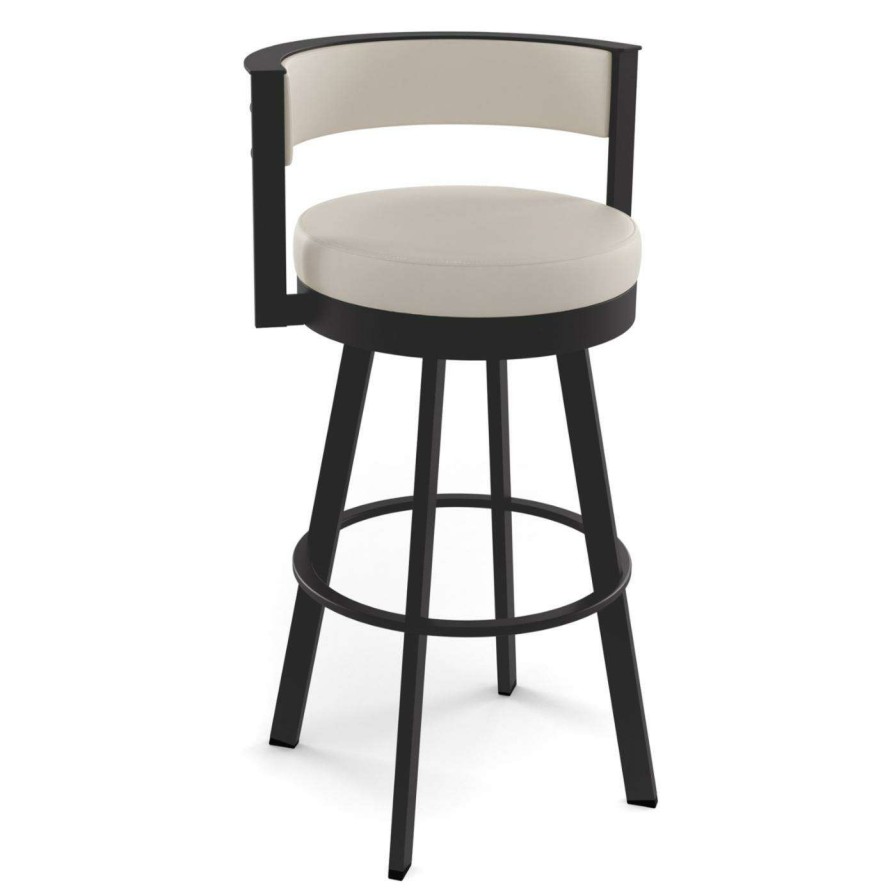 Bar Stools * | Best Deal Counter Height Stools Amisco Browser 26 In. Swivel Counter Stool