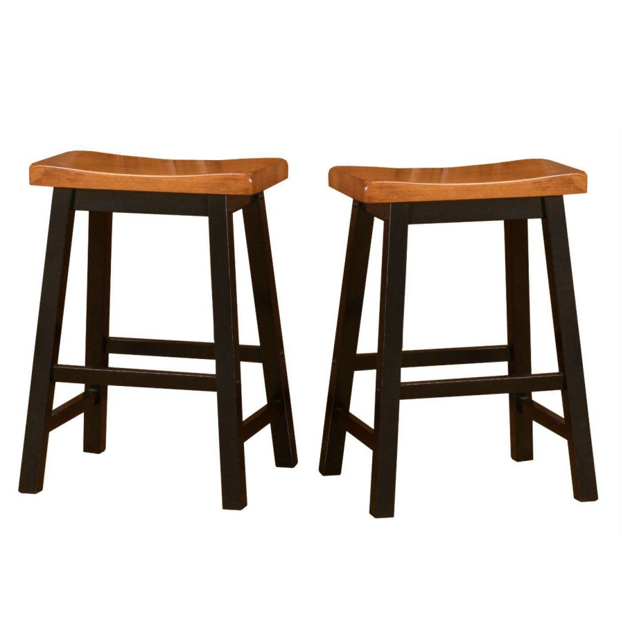 Bar Stools * | Promo Best Selling Home Counter Height Stools 24 In. Counter Bar Stool Set Of 2