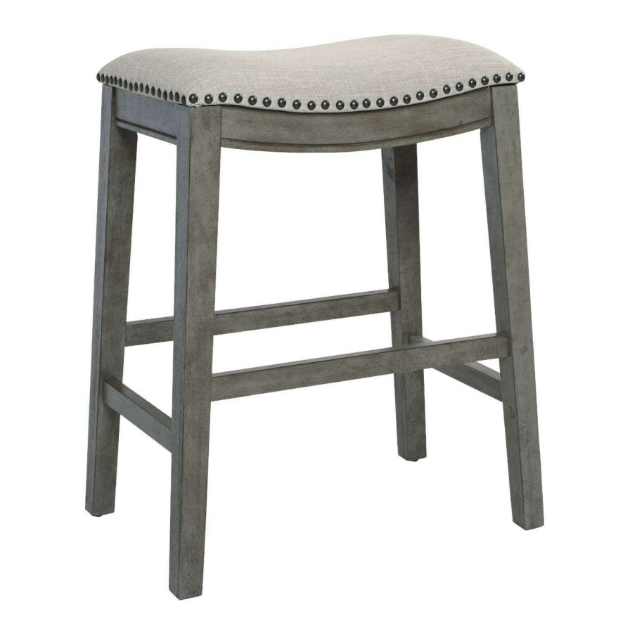 Bar Stools * | Promo Counter Height Stools Osp Home Furnishings Metro 25 In. Saddle Counter Stool Set Of 2