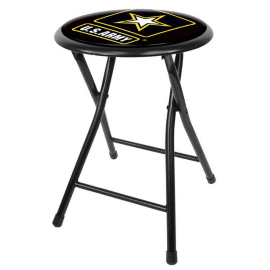 Bar Stools * | Wholesale Trademark Global Counter Height Stools Trademark Army 18 Inches Folding Stool