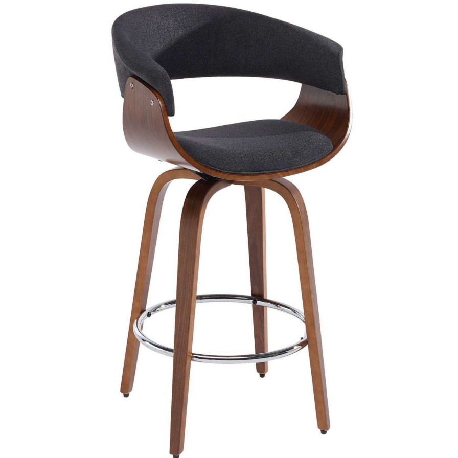 Bar Stools * | Best Sale Counter Height Stools !Nspire Holt 26 In. Mid-Century Counter Stool