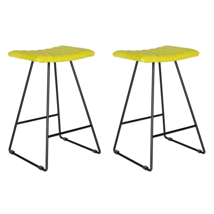 Bar Stools * | Cheapest Counter Height Stools Safavieh Akito 26 In. A-Line Counter Stool Green