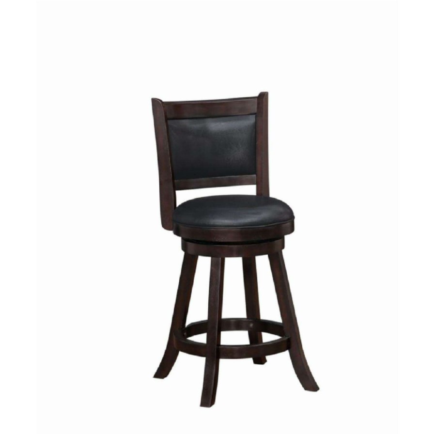 Bar Stools * | Wholesale Counter Height Stools Boraam 24 In. Rhea Swivel Counter Stool Merlot