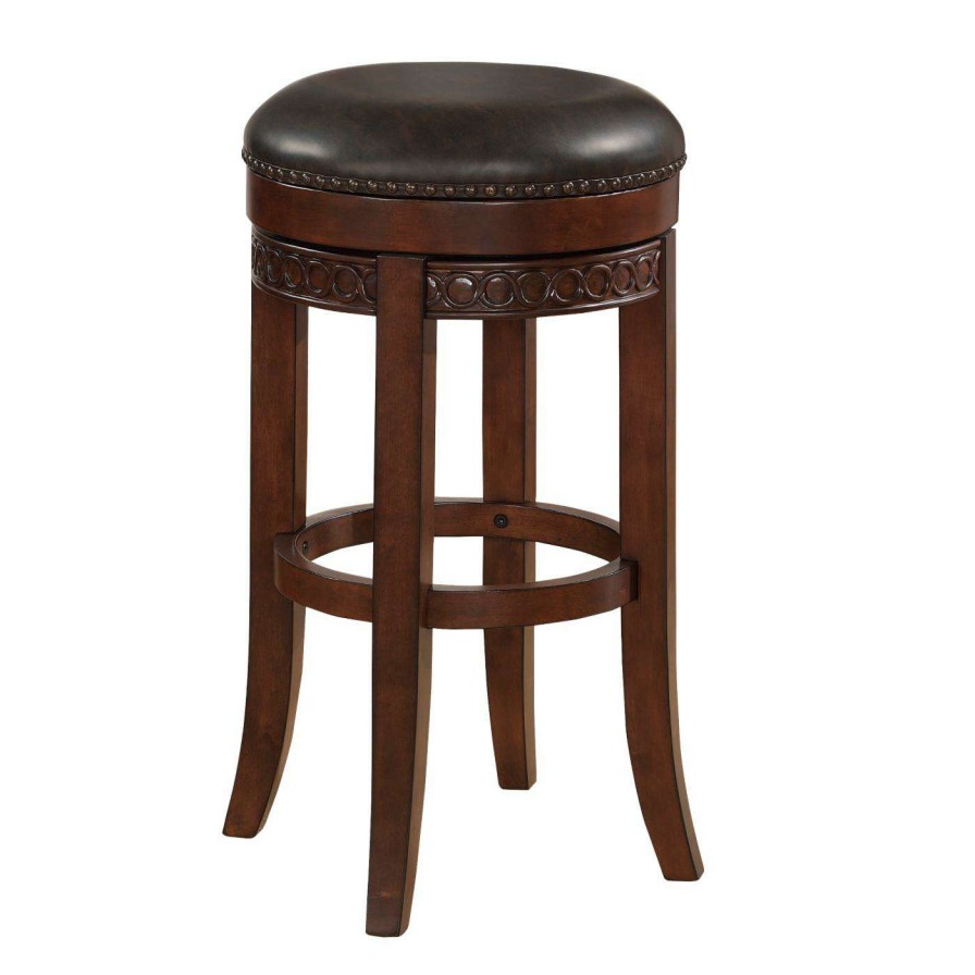 Bar Stools * | Top 10 Counter Height Stools American Woodcrafters Conrad Backless Swivel Counter Stool