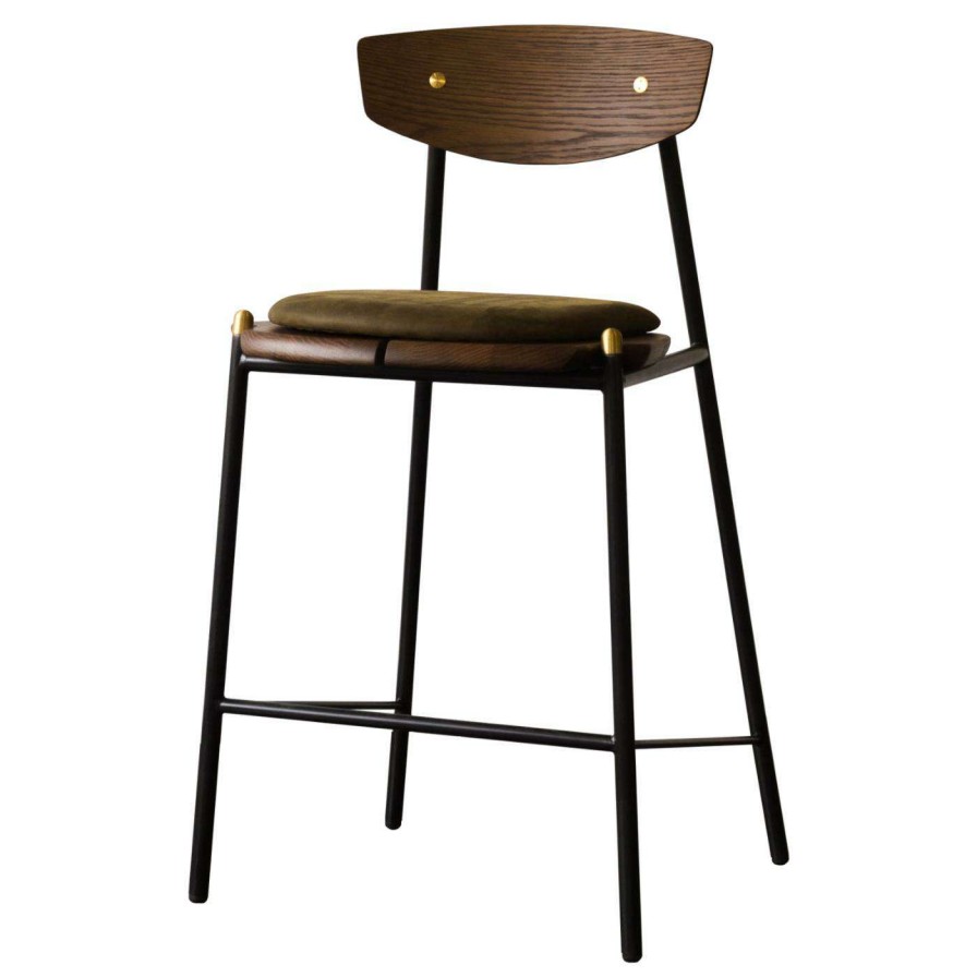 Bar Stools * | Outlet Counter Height Stools Nuevo Kink Counter Stool