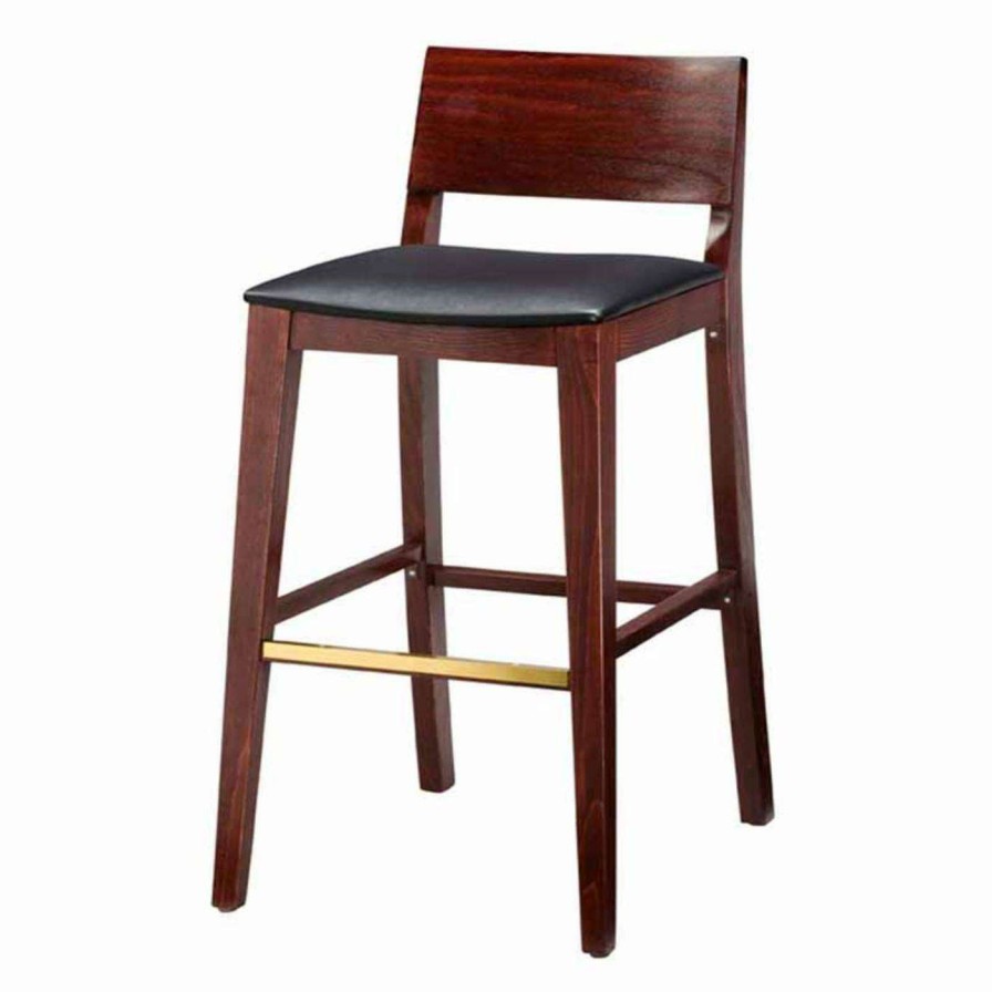 Bar Stools * | New Counter Height Stools Regal Juniper Beechwood 26 In. Counter Stool With Upholstered Seat