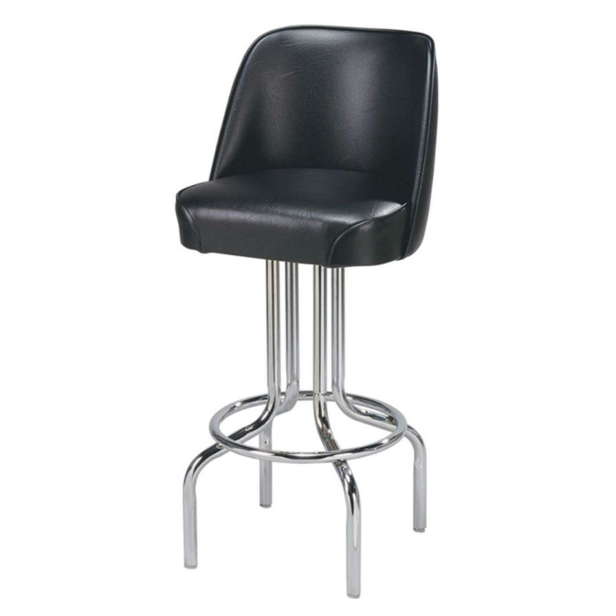 Bar Stools * | Best Deal Counter Height Stools Regal Bucket Seat 26 In. Chrome Counter Stool