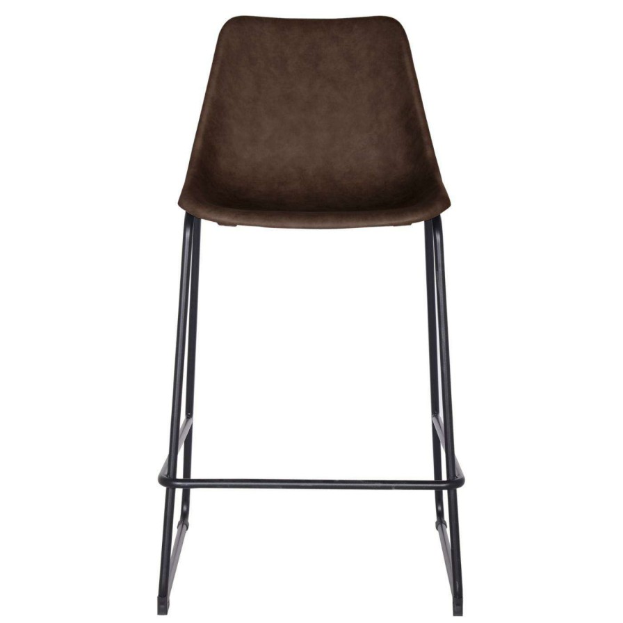 Bar Stools * | Flash Sale Counter Height Stools New Pacific Direct Inc Delta 27 In. Counter Stool Vintage Coffee Brown