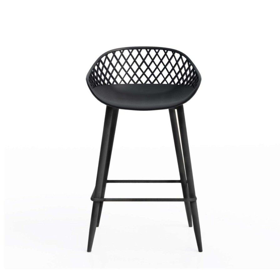 Bar Stools * | Outlet Counter Height Stools Jamesdar Kurv 26 In. Counter Height Stool Set Of 2