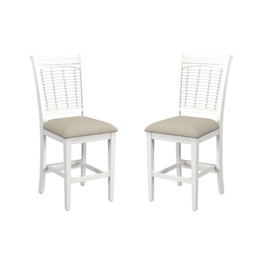 Bar Stools * | Flash Sale Counter Height Stools Hillsdale Furniture Hillsdale Bayberry 24.75 In. Counter Stool Set Of 2