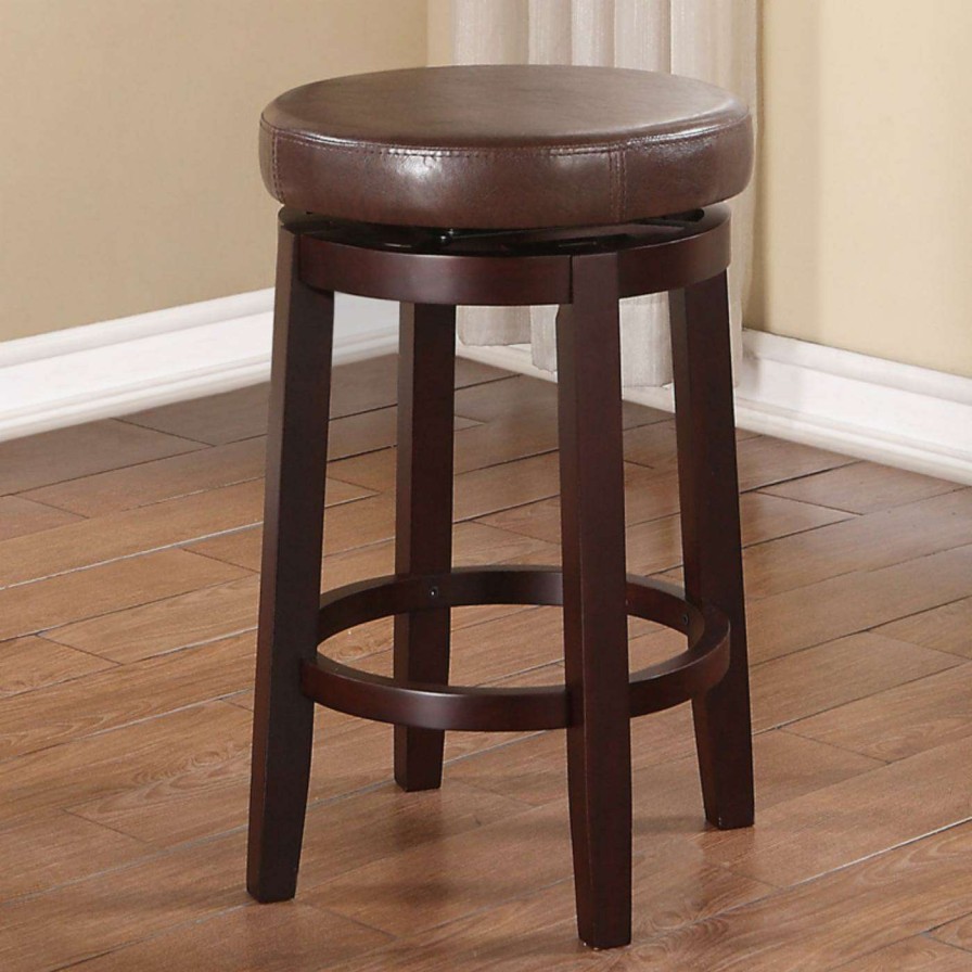 Bar Stools * | Hot Sale Counter Height Stools Linon Home Maya 24 In. Counter Stool