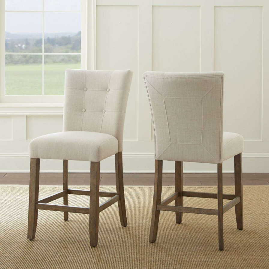 Bar Stools * | Brand New Steve Silver Co. Counter Height Stools Steve Silver Debby Counter Chair Set Of 2 Gray