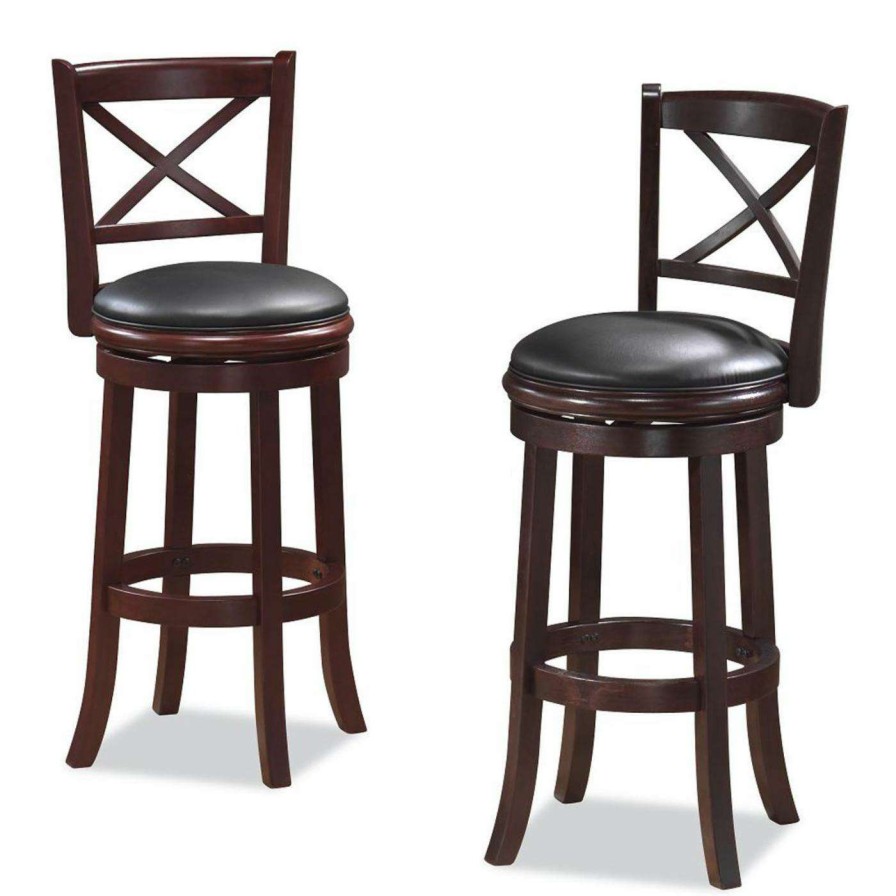 Bar Stools * | Flash Sale Counter Height Stools Boraam Georgia 24 In. Swivel Counter Stool