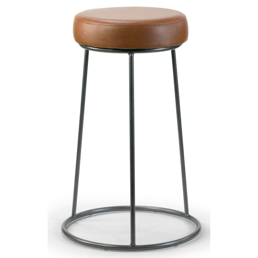 Bar Stools * | Outlet Counter Height Stools Glamour Home Amie 26.25 In. Backless Counter Stool Set Of 2