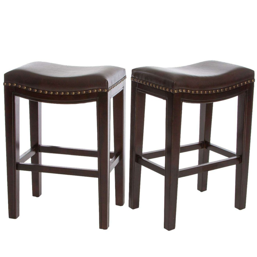 Bar Stools * | Promo Best Selling Home Counter Height Stools Avondale Counter Stool With Cushion Set Of 2