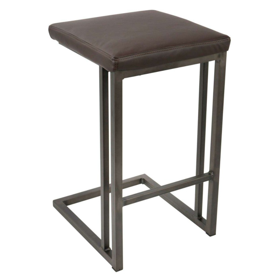 Bar Stools * | Top 10 Counter Height Stools Lumisource Roman 25.75 In. Industrial Counter Stools Set Of 2