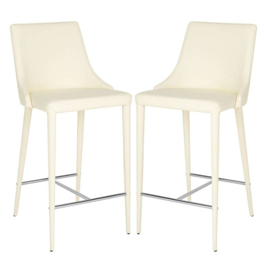 Bar Stools * | Buy Counter Height Stools Safavieh Summerset 26 In. Counter Stool Set Of 2