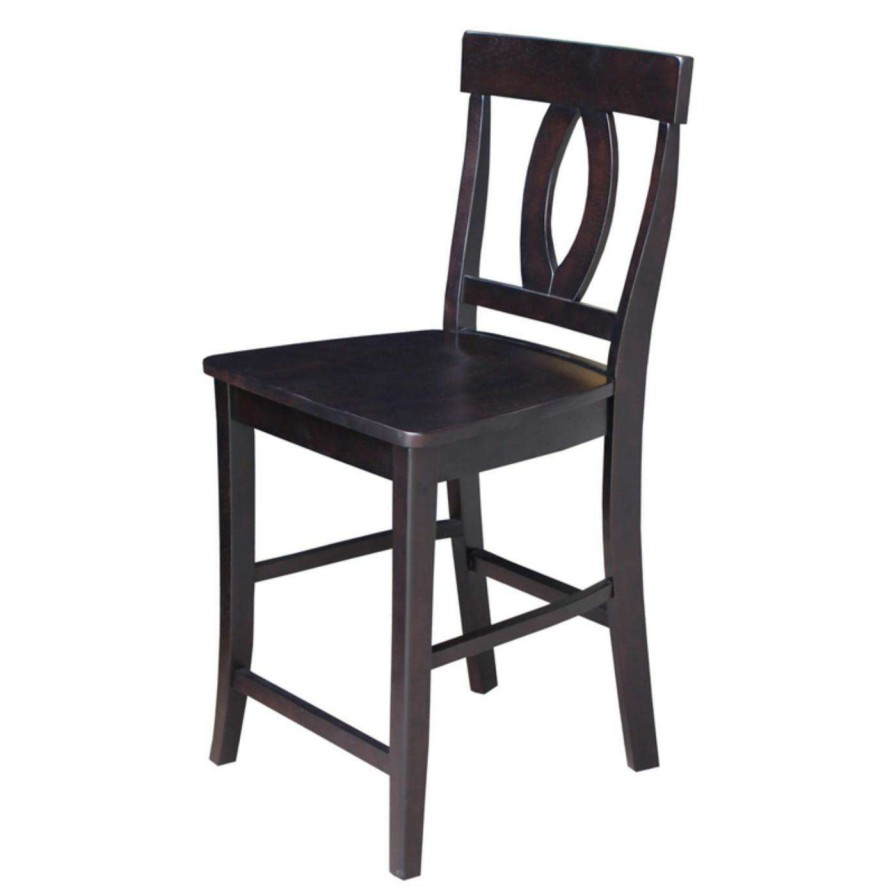 Bar Stools * | Buy Counter Height Stools International Concepts Verona Counter Stool Espresso