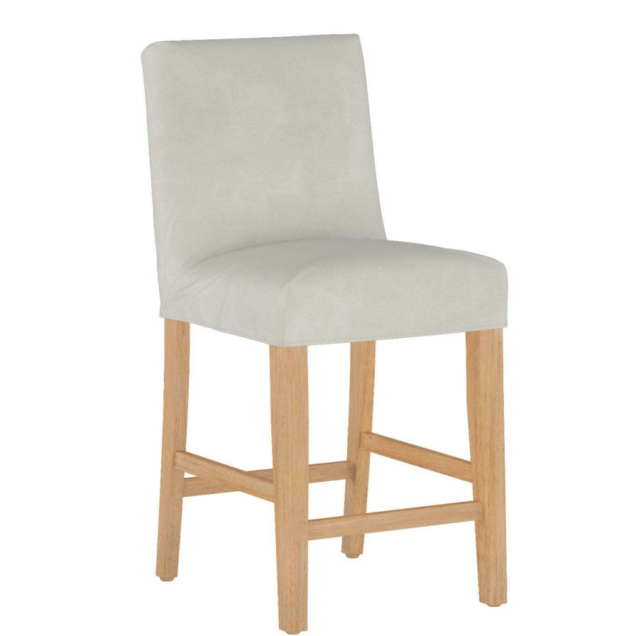 Bar Stools * | Best Deal All Other Brands Counter Height Stools Armless Slipcover Upholstered 26 In. Counter Stool