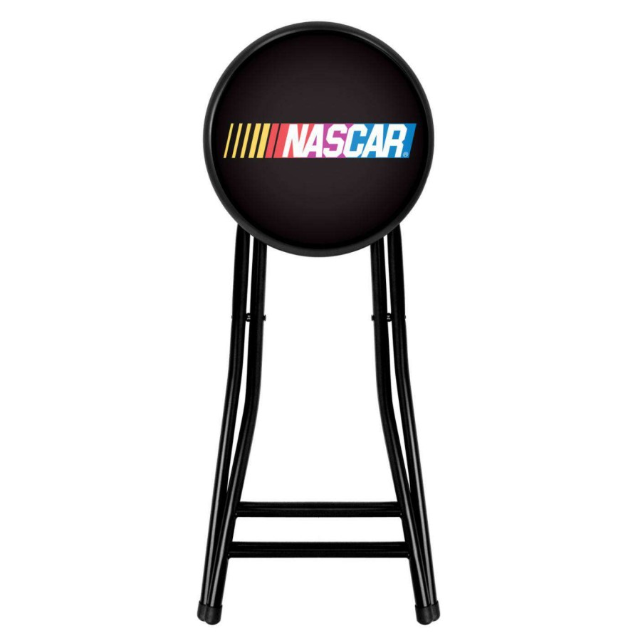 Bar Stools * | Promo Counter Height Stools Trademark Global Nascar 24 Inch Cushioned Folding Stool