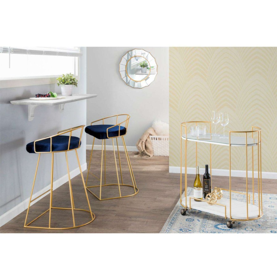 Bar Stools * | Top 10 Counter Height Stools Lumisource Canary 26 In. Counter Stool Set Of 2