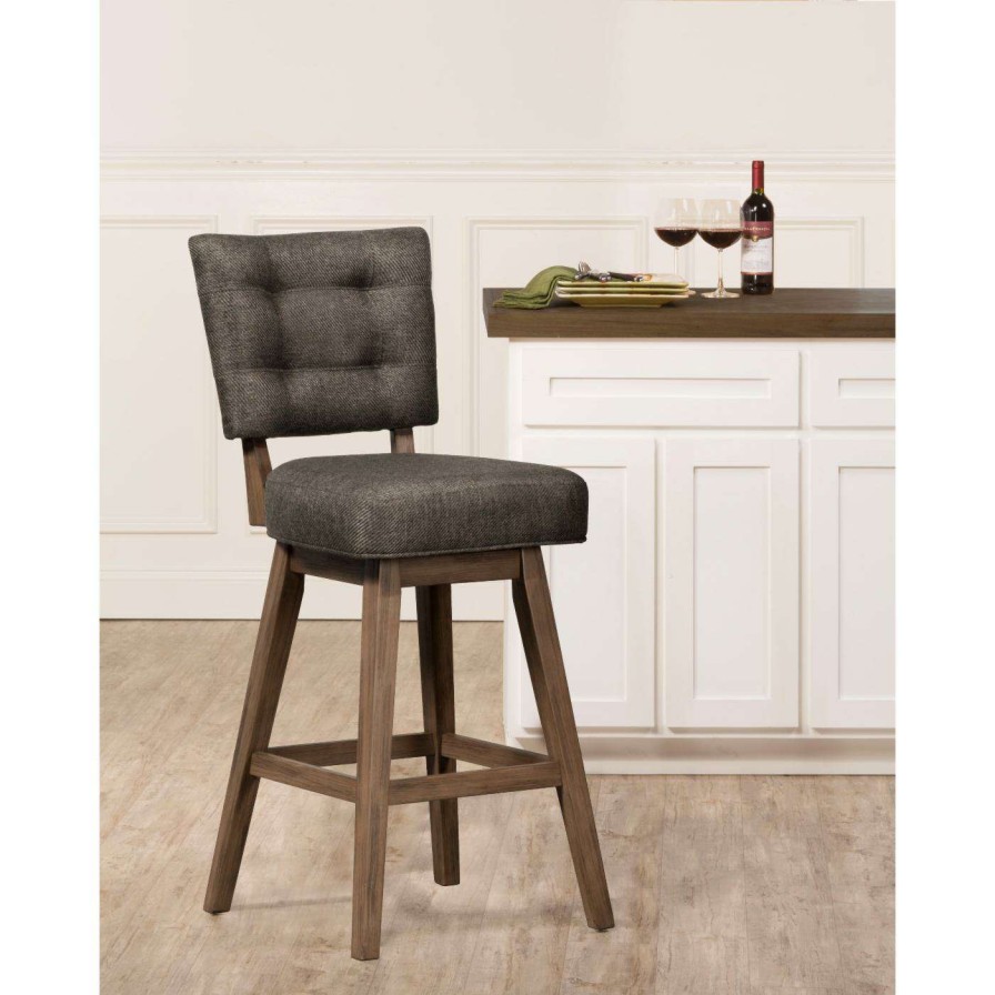 Bar Stools * | Cheapest Counter Height Stools Hillsdale Furniture Lanning 26 In. Swivel Counter Stool