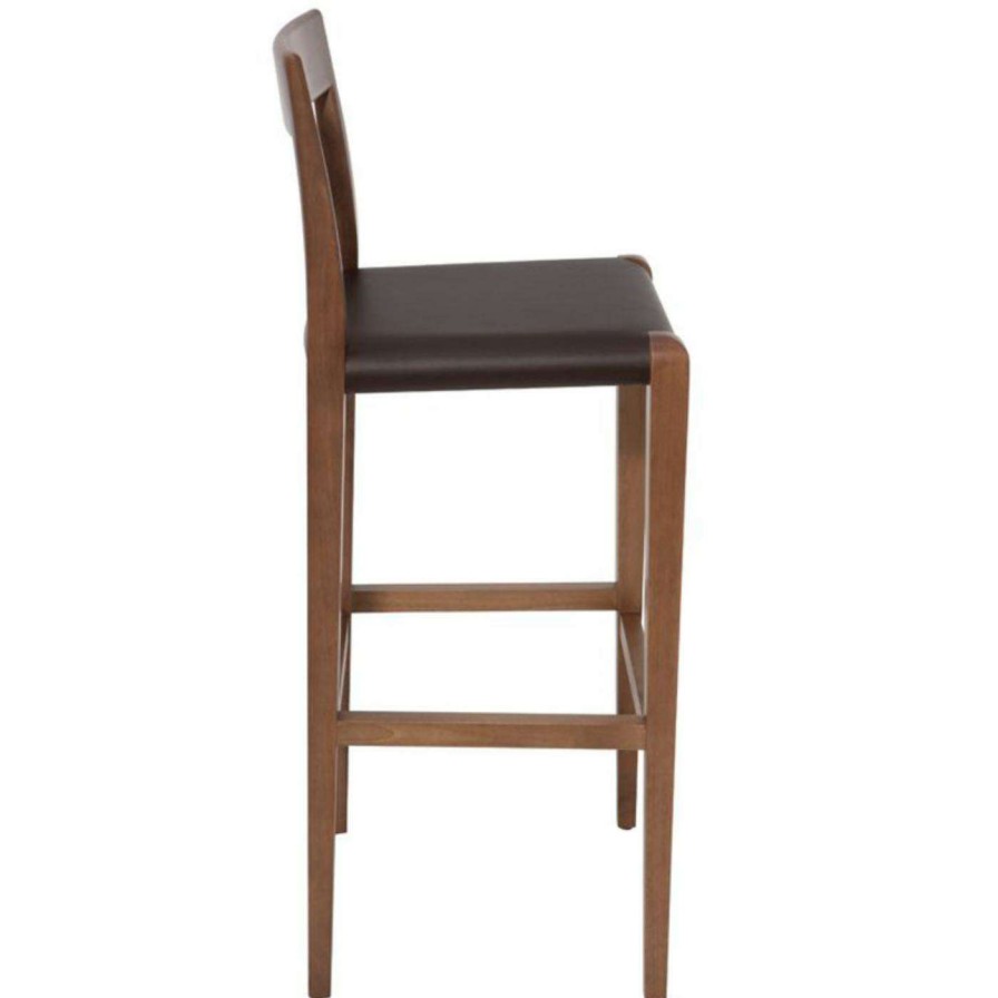 Bar Stools * | Best Reviews Of Counter Height Stools Nuevo 26 In. Ameri Counter Stool Black