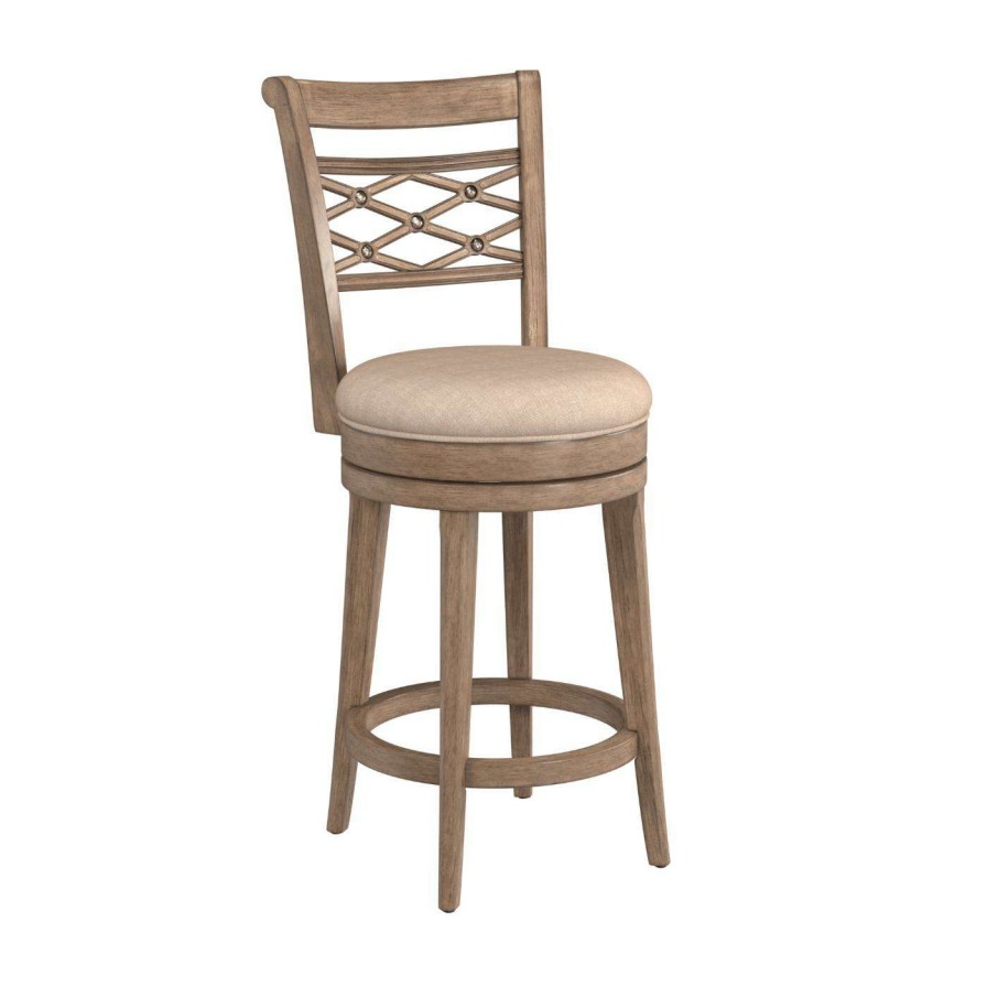 Bar Stools * | Promo Hillsdale Furniture Counter Height Stools Hillsdale Chesney Swivel Counter Stool