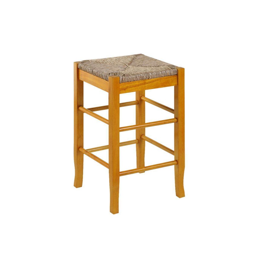 Bar Stools * | Best Reviews Of Counter Height Stools Boraam Square Rush Counter Stool 24 In.