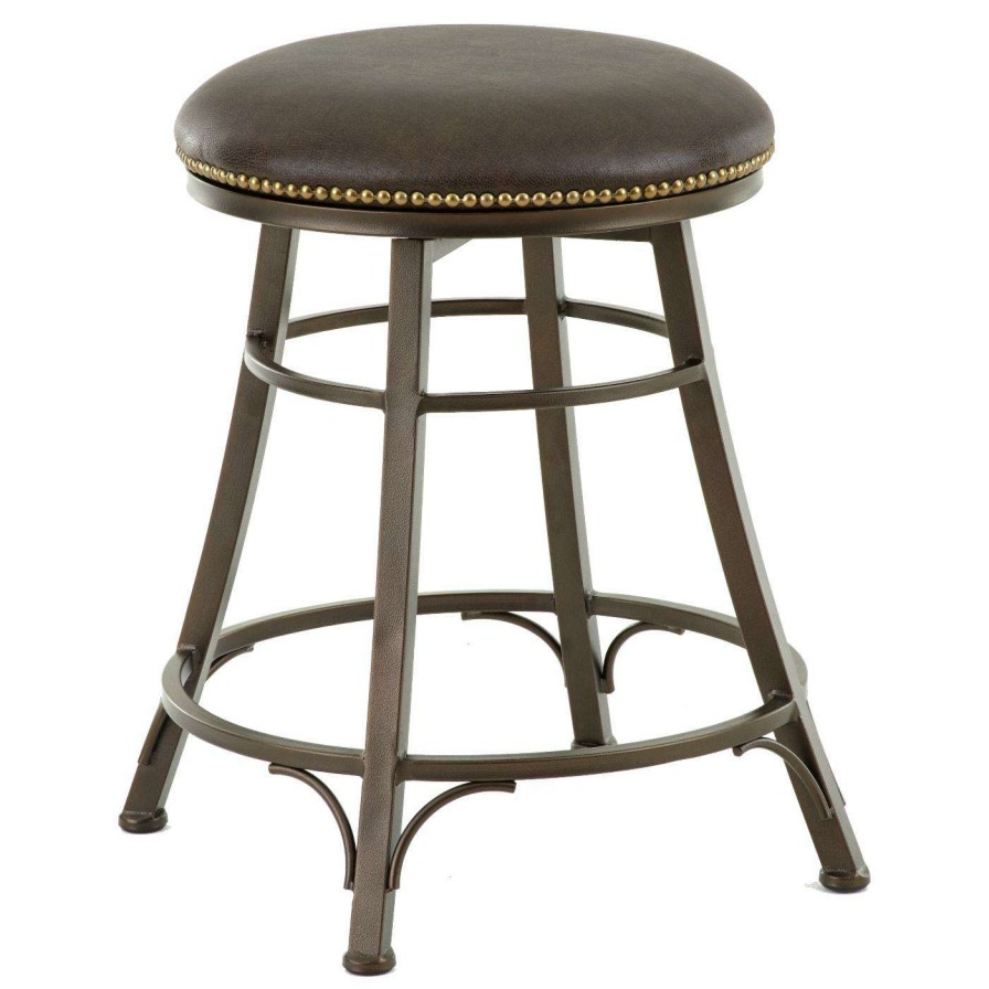 Bar Stools * | New Steve Silver Co. Counter Height Stools Steve Silver Bali 24 In. Backless Swivel Counter Stool