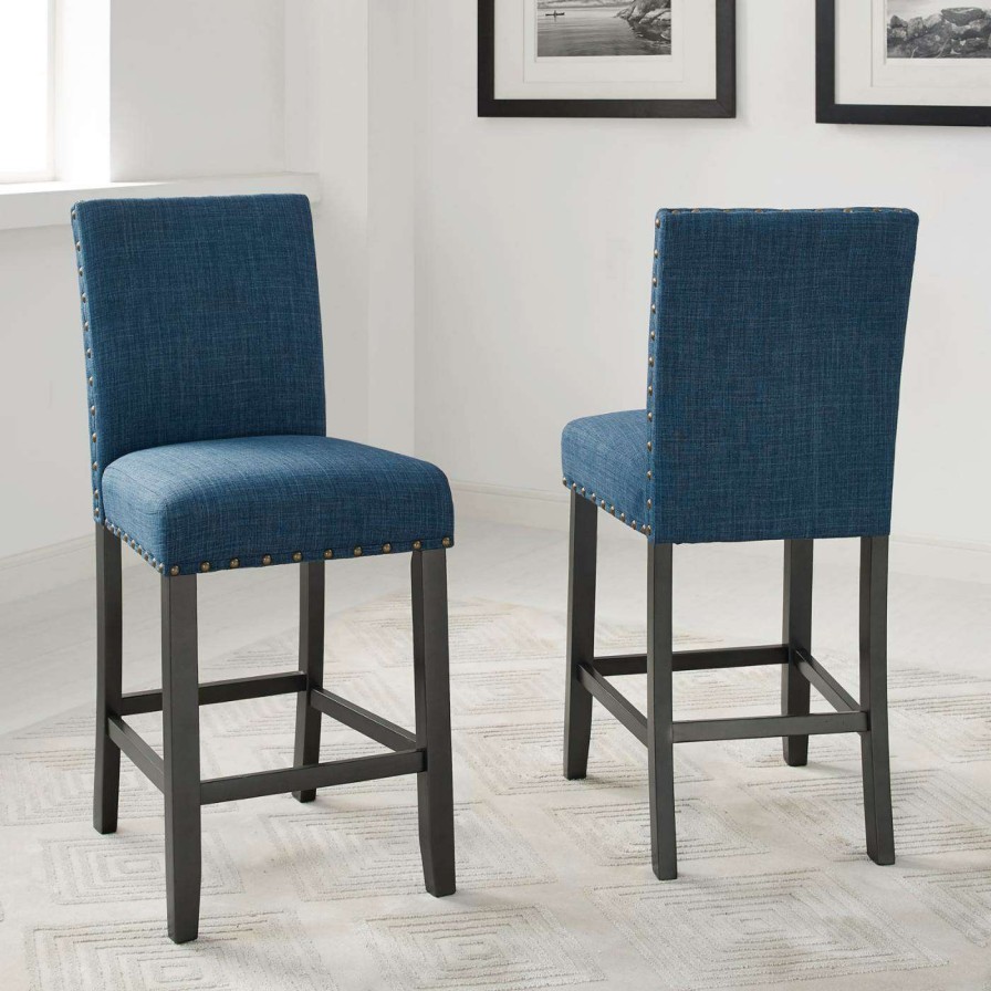 Bar Stools * | Brand New Roundhill Furniture Biony Counter Height Stools Set Of 2