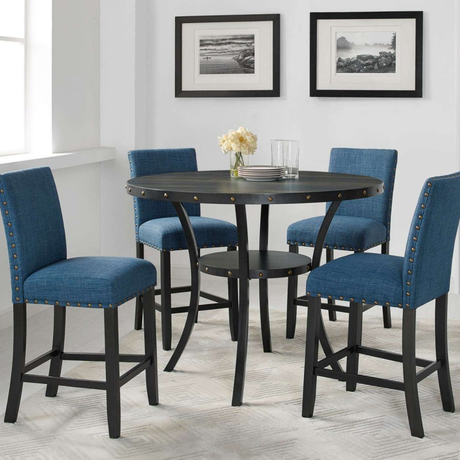 Bar Stools * | Brand New Roundhill Furniture Biony Counter Height Stools Set Of 2