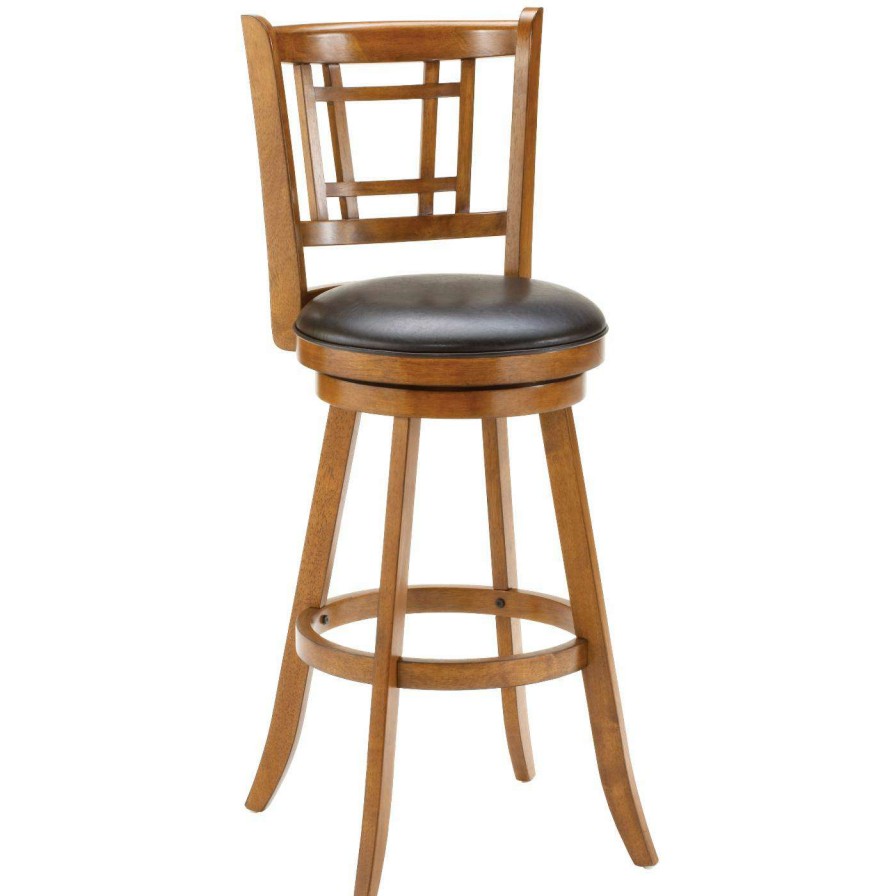 Bar Stools * | Discount Counter Height Stools Hillsdale Furniture Fairfox 24 In. Swivel Counter Stool