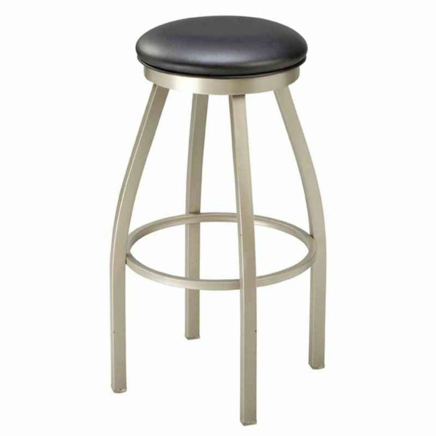 Bar Stools * | Deals Counter Height Stools Regal Redlund 26 In. Backless Metal Counter Stool With Upholstered Seat