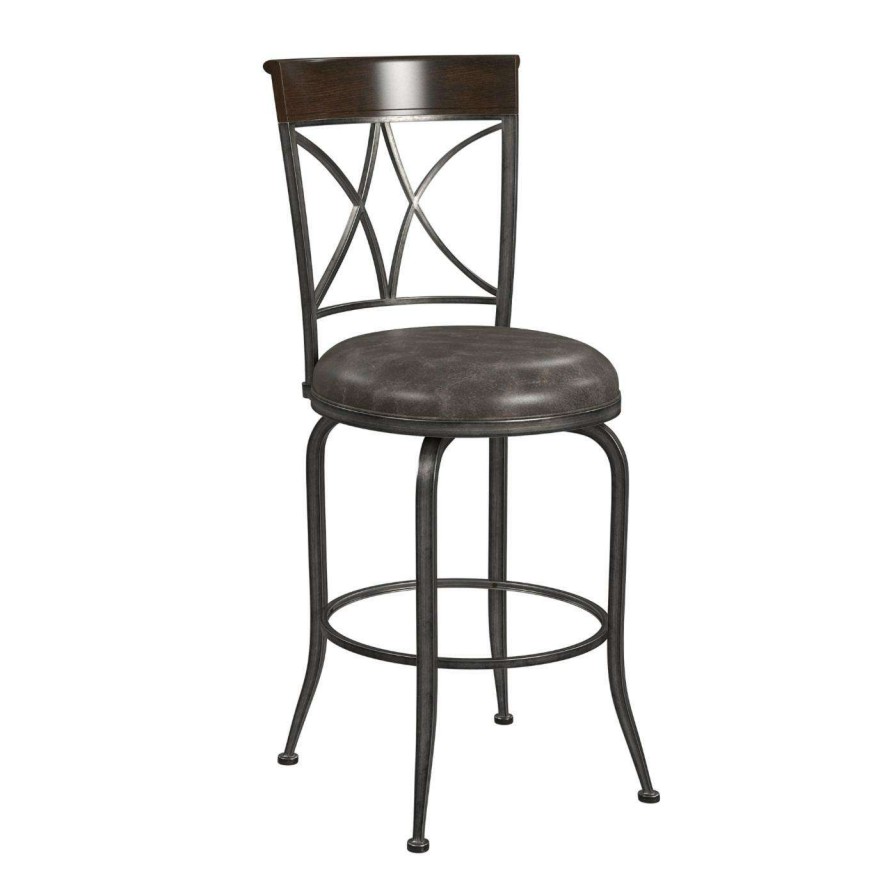 Bar Stools * | Best Sale Hillsdale Furniture Counter Height Stools Hillsdale Killona Swivel Counter Stool