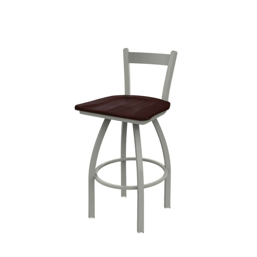 Bar Stools * | Wholesale Counter Height Stools Holland Bar Stool Co 821 Catalina 25 In. Wood Seat Low Back Counter Swivel Stool