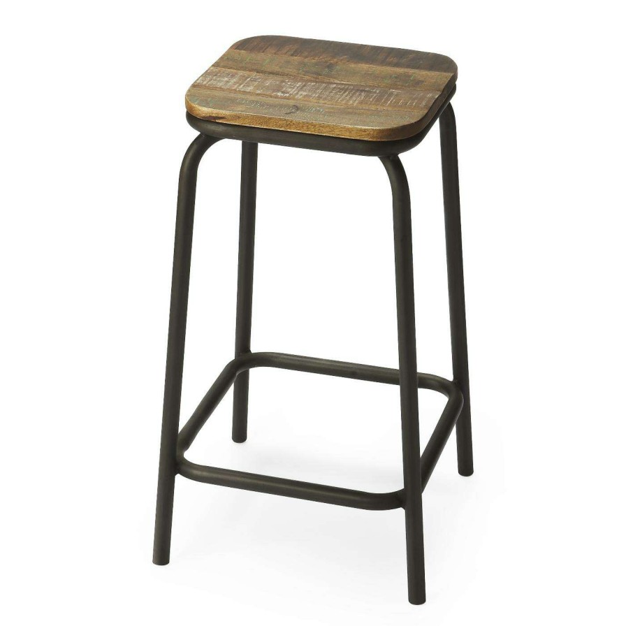 Bar Stools * | Deals Counter Height Stools Butler Specialty Davis Industrial Chic 25 In. Bar Stool