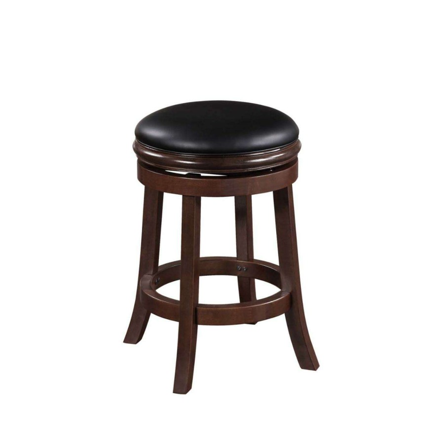 Bar Stools * | Best Pirce Counter Height Stools Boraam Backless Swivel Counter Stool