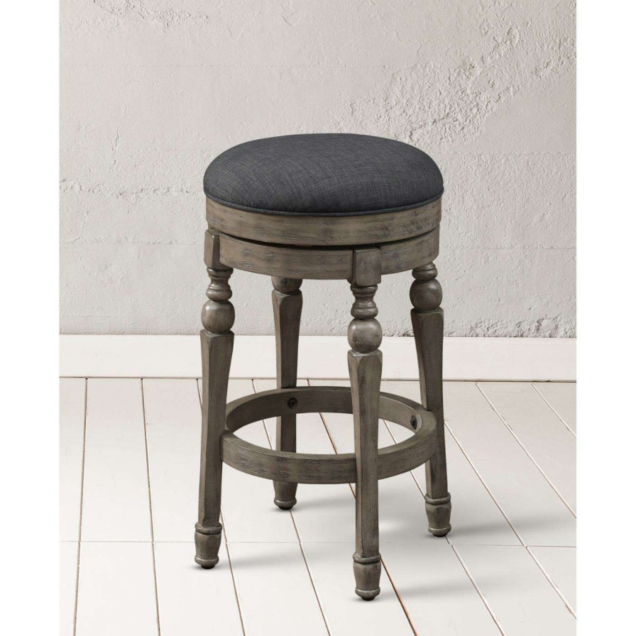 Bar Stools * | New Counter Height Stools Comfort Pointe Maxwell Backless Swivel Counter Stool