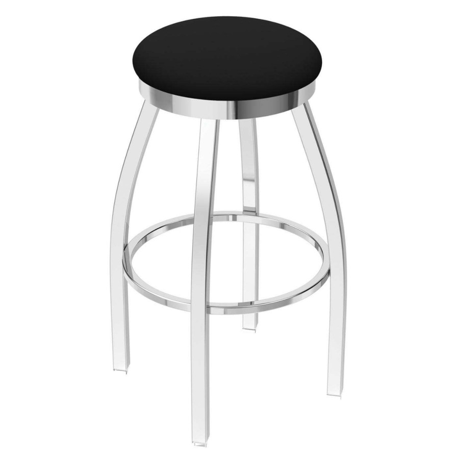 Bar Stools * | Best Pirce Counter Height Stools Holland Bar Stool Co Misha 25 In. Swivel Counter Stool With Faux Leather Seat